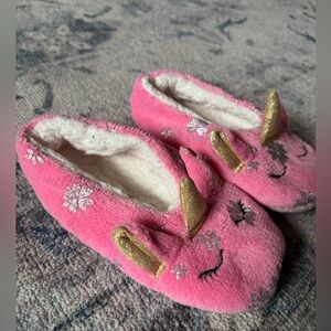 Pink Unicorn Kids Slippers